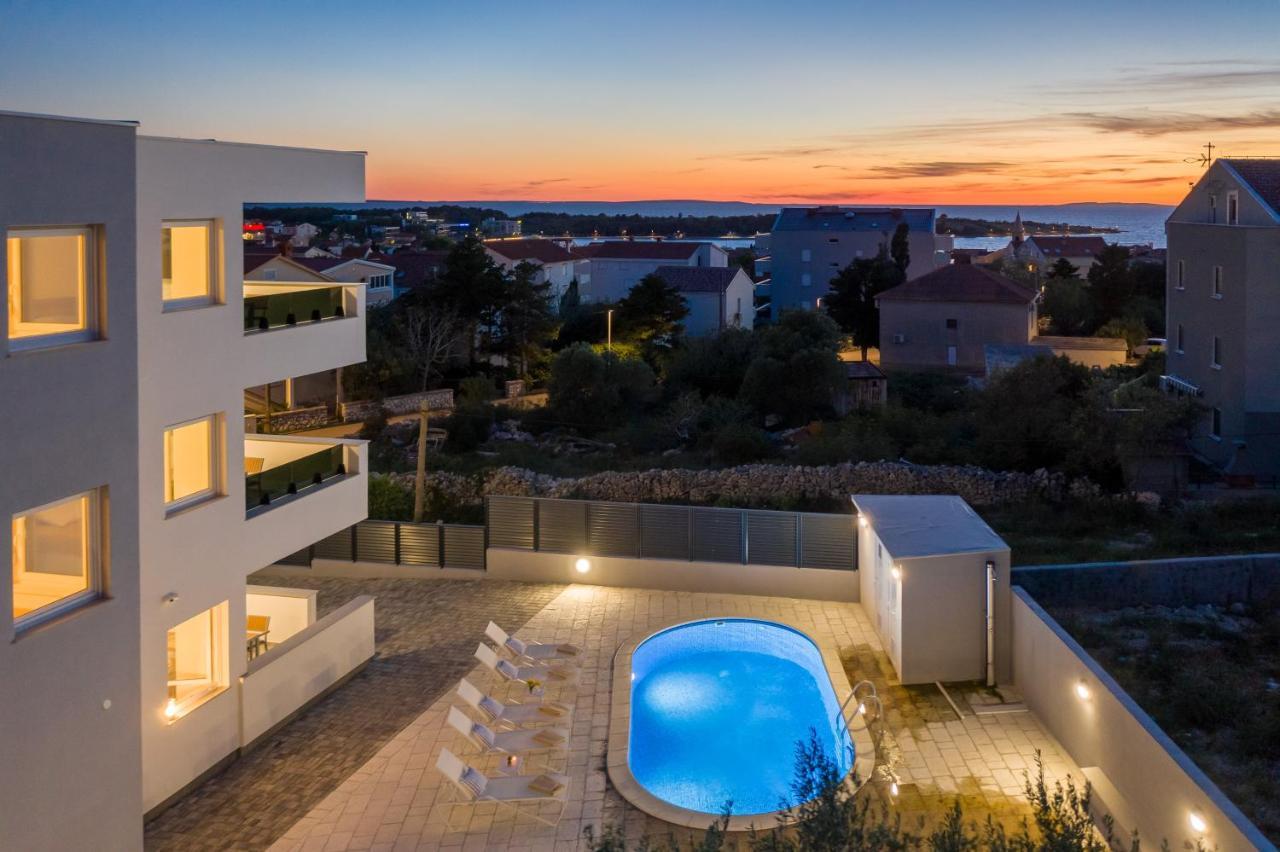 Villa Lena Luxury Apartments Novalja Exterior foto